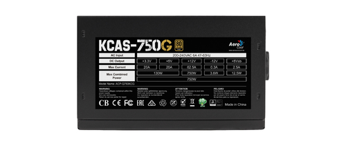 Aerocool KCAS-750G unité d'alimentation d'énergie 750 W 20+4 pin ATX ATX Noir3