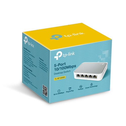 TP-Link TL-SF1005D V15 commutateur réseau Géré Fast Ethernet (10/100) Blanc3