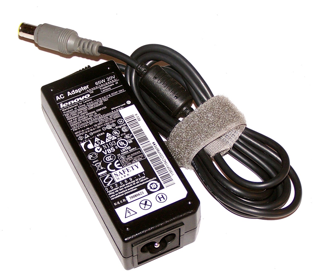 Lenovo Chargeur Ordinateur Portable 20V-3.25A (65w) [CHOKA] Original (Reconditionné)