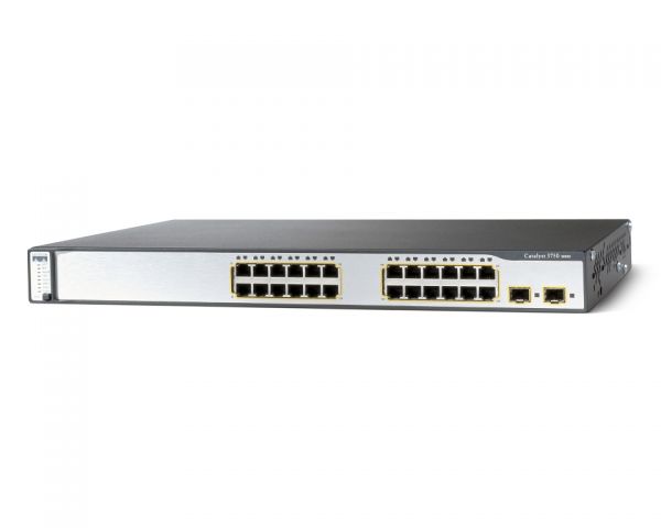 CISCO SWITCH POE WS-C3750V2-24PS-S 24PORT (Reconditionné)