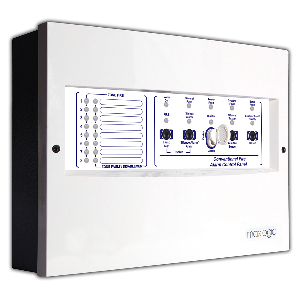 Mavili Maxlogic Centrale 4 Zones Ml-2224 Detection Incendie (Conventionnelle )