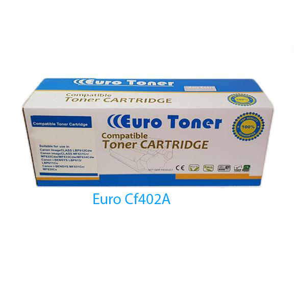 Euro Toner Universal Cf400A/CRG-045H BK Noir Compatible Hp