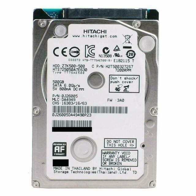 HGST Travelstar Disque Dur (HDD) Z7K500 500GB 2.5" 500 Go SATA