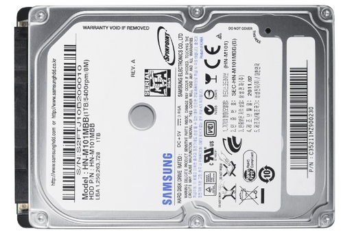 Samsung Spinpoint M HN-M101MBB 2.5&quot; 1000 Go Série ATA II 1 to (Reconditionné)