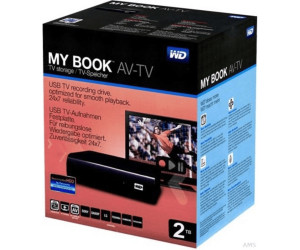 Western Digital 2To My Book AV-TV disque dur externe 2 To Noir