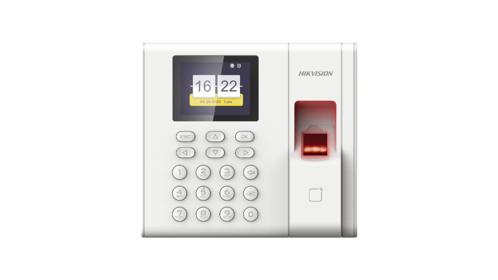 Hikvision Pointeuse DS-K1A8503MF Biométrique autonome et Badge