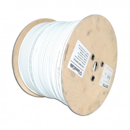 OpenTics Bobine Cable Reseau RJ 45 Cat 6A 4p f/ftp 500M