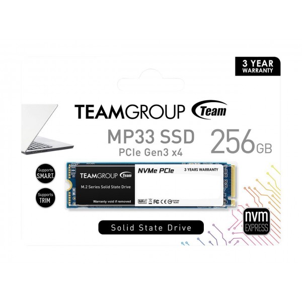TeamGroup Disque SSD (NVME) MP33 M.2 256 Go PCI Express