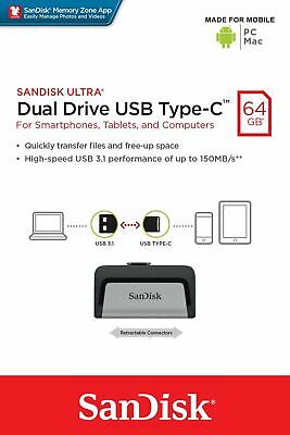 Sandisk Ultra Dual Drive USB Type-C 64GB (OTG PC-MAC)