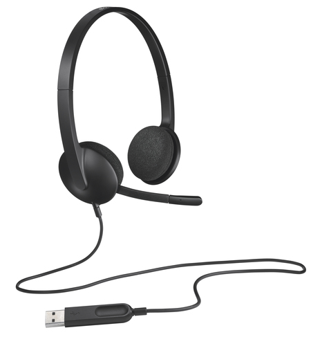 Logitech Casque H340 Stereo USB Avec audio numérique, Avec fil