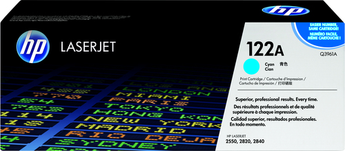 HP 122A Cyan Original LaserJet Toner Cartridge Cartouche de toner 1 pièce(s)