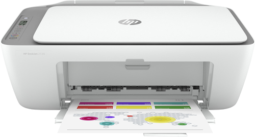 HP Imprimante DeskJet tout-en-un 2720, Couleur, Imprimante pour Domicile, Impression, copie, numérisation, Sans fil;