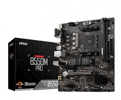 MSI B550M PRO-VDH carte mère AMD B550M PRO Emplacement AM4 micro ATX