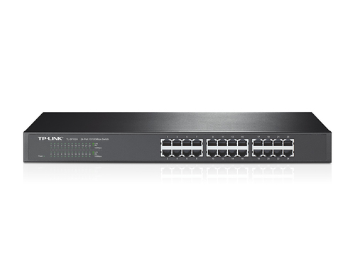 TP-Link TL-SF1024D(UN) commutateur réseau Fast Ethernet (10/100) Noir