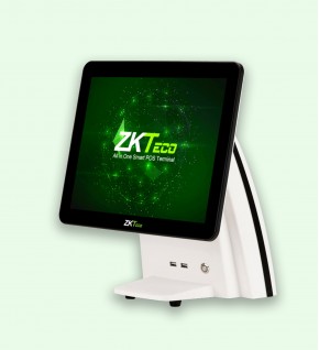 ZKTECO Point de Vente J1900 -4G RAM - SSD 64G VFD BLANC (WHITE)
