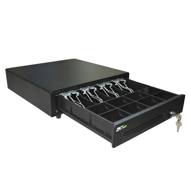 ZKTECKO TIROIR-CAISSE 24 V 6.5KG 4BILLS 8 COINS 1 CHECK SLOTS