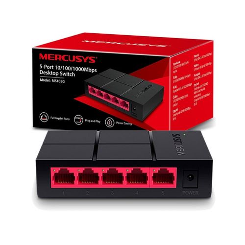 Netis Switch 05 Ports Giga Ms105G 10/1000 (ST3105GC)