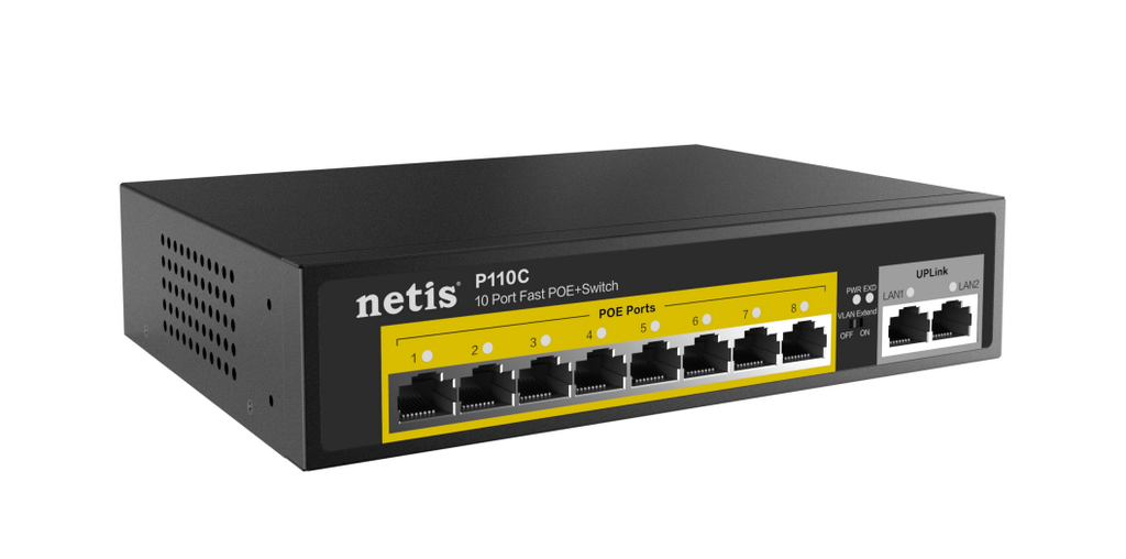 Netis Switch POE P 110c (10Port avec 8 Ports POE)