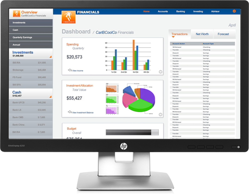 HP EliteDisplay E232 58,4 cm (23&quot;) 1920 x 1080 pixels Full HD LED Noir (Reconditionné)