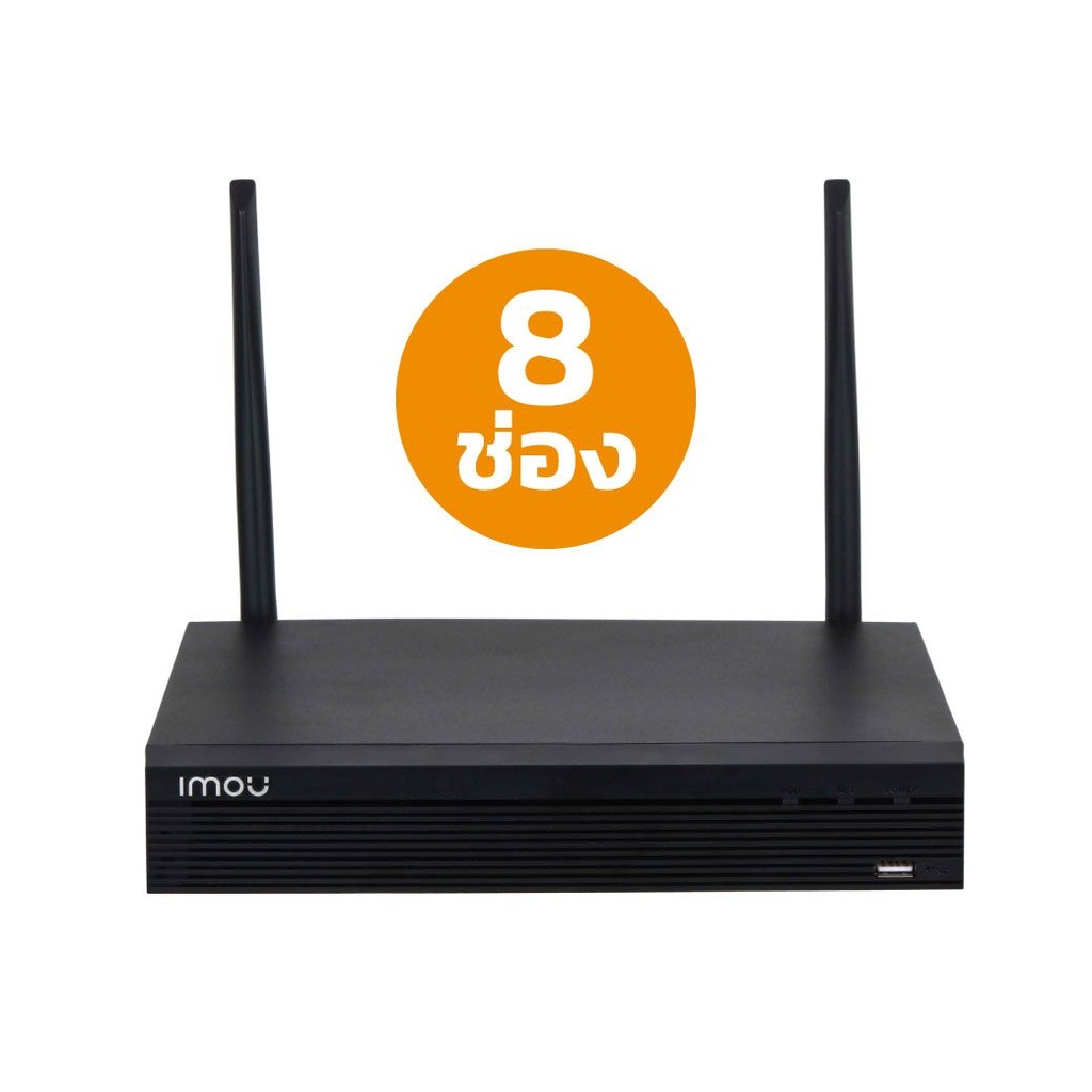 Imou NVR1108HS-W-S2 Wireless recorder 8 channel Noir