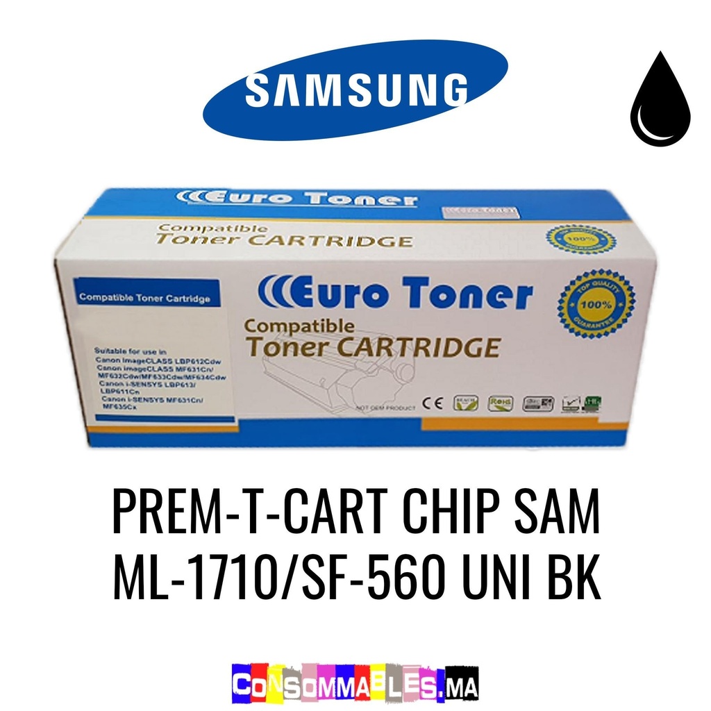 Euro Toner SAM ML-1710/1610/1043/2850 UNI BK NOIR Compatible SAMSUNG