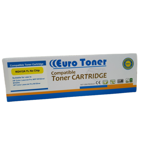 Euro Toner W2412A YL Yellow Compatible Hp