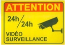 Autocollant Camera Surveillance (150mmx100mm)