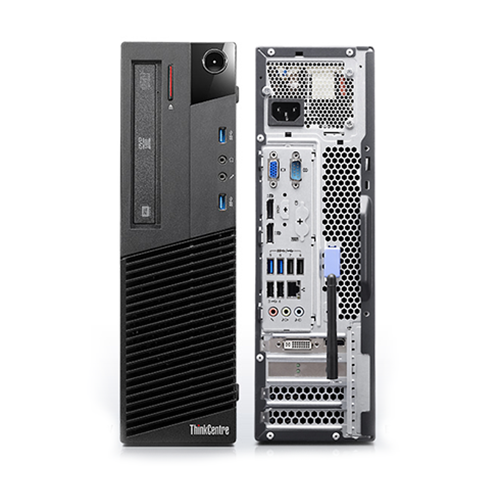 Lenovo ThinkCentre M83 i5-4460 SFF Intel® Core™ i5 4 GB DDR3-SDRAM 500 GB HDD Windows 7 Professional PC Black (Reconditionné)