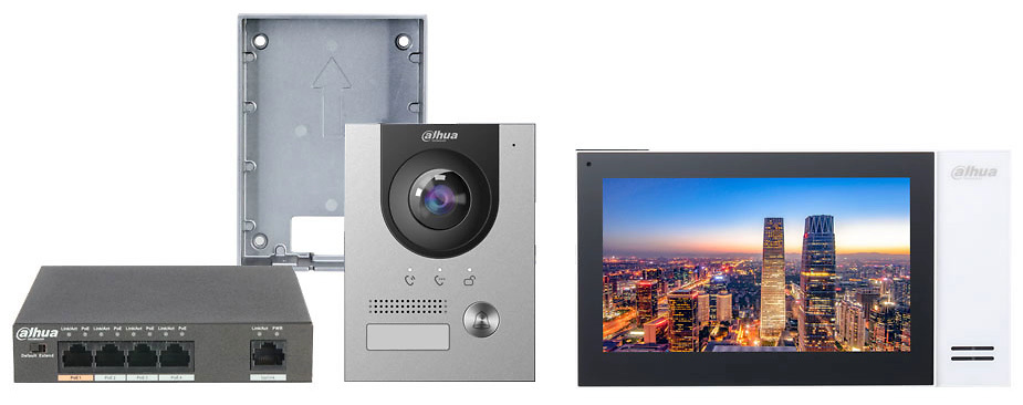 Dahua VideoPhone IP DHI-KTP01(S) Kit VIDEO INTERCOM +SWITCH