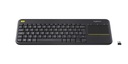 Logitech K400 Plus Tv clavier RF sans fil AZERTY Français Noir