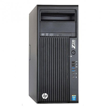 HP Z230 Tower E3-1226V3 Famille Intel® Xeon® E3 V3 16 Go DDR3-SDRAM 750+320 Go HDD Windows 7 Professional Station de travail Noir (Reconditionné)