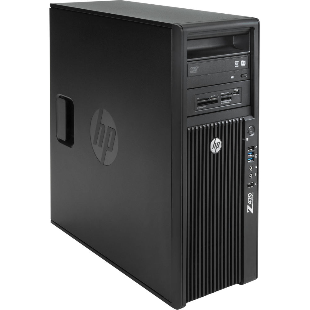 HP UC Workstation Z420 Tour Xeon E5-1620V2 16 GB DDR3 750+320GB HDD (Reconditionné)