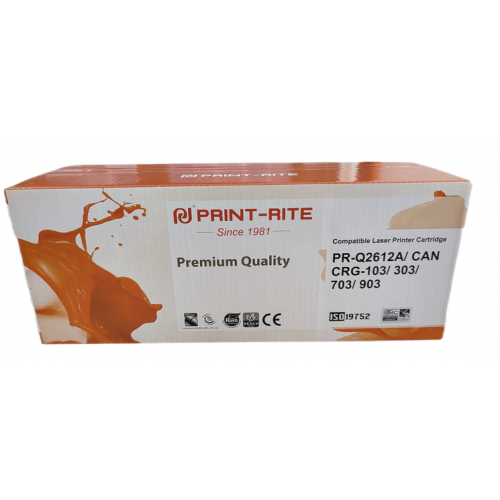 Print Rite Toner PR-Q2612A/CAN CRG-103/303/703/903 Compatible Hp