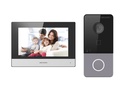 Hikvision DS-KIS603-P(C) système vidéophone 2 MP 17,8 cm (7") Noir, Gris, Argent