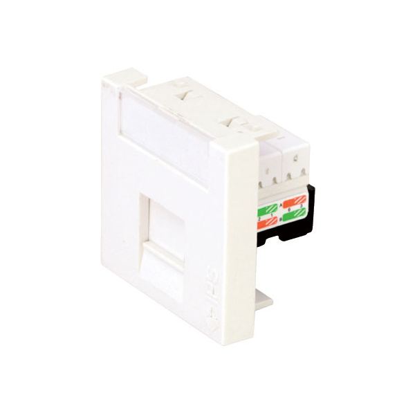 Ingelec Prise RJ45 Cat6 PRJ45/U6 (pour plinthe) PLASTRON SIP-23N +MODULE PRISE