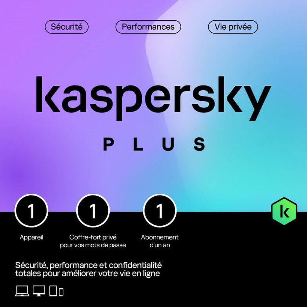 Kaspersky Plus 1 Postes 2023