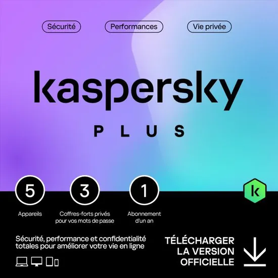 Kaspersky Plus 5 Postes 2023