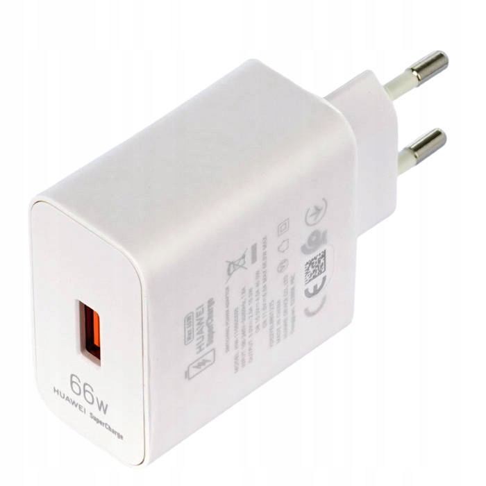HUAWEI SuperCharge Wall Charger (Max 66 W) + Cable USB TO USB-C (Reconditionné)