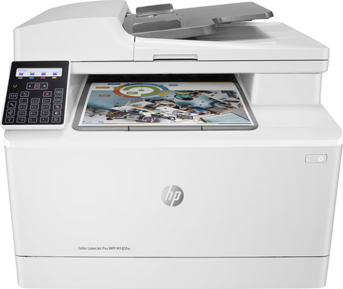 HP Color LaserJet Pro Imprimante multifonction M183fw, Impression, copie, scan, fax, Chargeur automatique de documents de 35 feuilles;