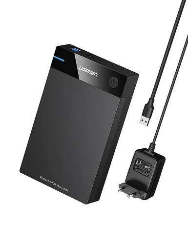 Ugreen Rack Boîtier disque dur/SSD Noir 2.5/3.5"