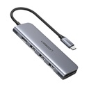Ugreen Adaptateur Type C To 3Ports Usb + HDMI Argent