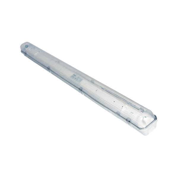 Ingelec Reglette Etanche à tube LED 1.20m IP65 2x18W Equipée Bipolaire (R984/40)