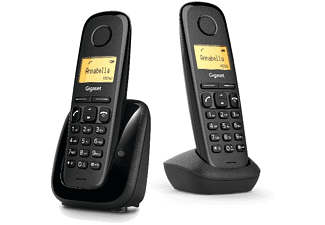 Gigaset Telephone A180 DUO Noir