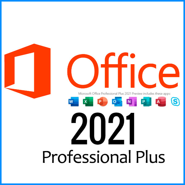 Microsoft Office Professionnel 2021 Licence (code)