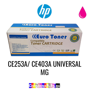 Euro Toner CE253A/CE403A Rouge Universal Compatible Hp
