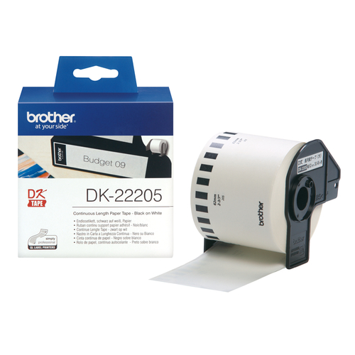 Brother DK-22205 Ruban papier continu Compatible With QL Serie (700/800)