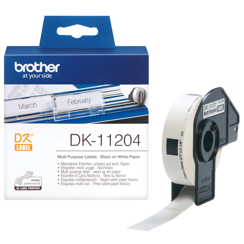 Brother DK-11204  Étiquettes polyvalentes Compatible With QL Serie (700/800)