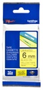 Brother TZ611 Ruban pour étiqueteuse (Noir Sur Jaune) 6mm Compatible With PT Serie (E500/E550/E300/E110)