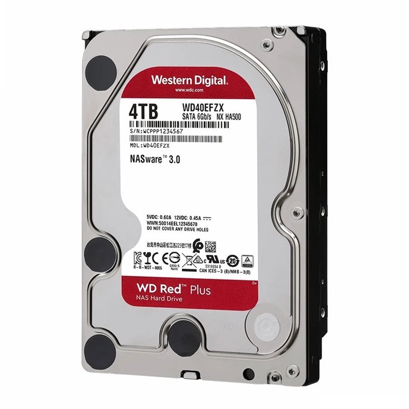 Western Digital Disque Dure (HDD) 3.5&quot; 4 To Red NAS