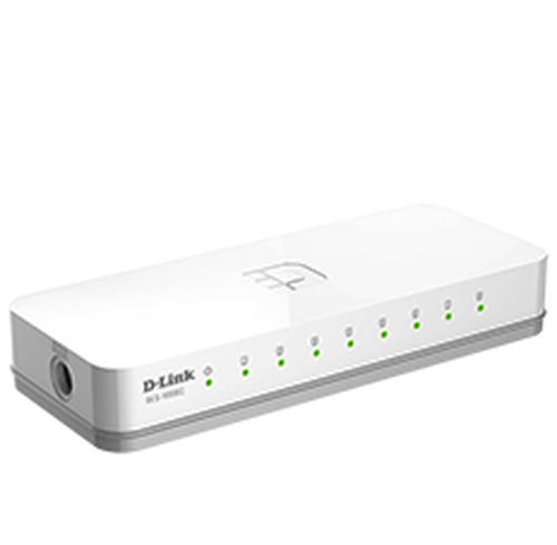 D-Link DES-1008C commutateur réseau Non-géré Fast Ethernet (10/100) Blanc
